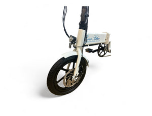 Folding E-Bike with Throttle Fedo White
