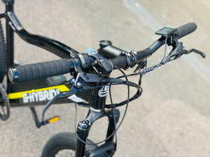 Mountain E-bike 27.5 inch Alloy G-Hybrid Windwheel with Throttle Black LK