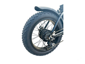 Fat Tyre Folding E-bike G-Hybrid Husky Black