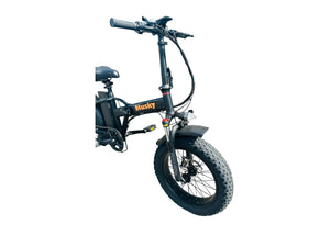 Fat Tyre Folding E-bike G-Hybrid Husky Black