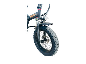 Fat Tyre Folding E-bike G-Hybrid Husky Black