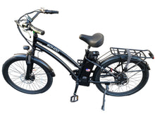 Load image into Gallery viewer, G-Hybrid Cruiser Electric Bike 48v16ah Black