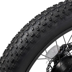 Fat Tyre E-Bike Rockshark Full Suspension GL Black