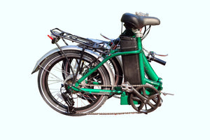 Freedom Folding e-bike with Lower Step with Throttle Green