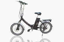 Load image into Gallery viewer, Freedom Folding e-bike with Lower Step Throttle Black