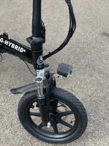Folding E-Bike with Throttle G-Hybrid Compact Black