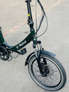 Freedom Folding e-bike with Lower Step with Throttle Green