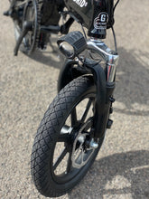 Load image into Gallery viewer, Folding E-Bike with Throttle G-Hybrid Compact Black